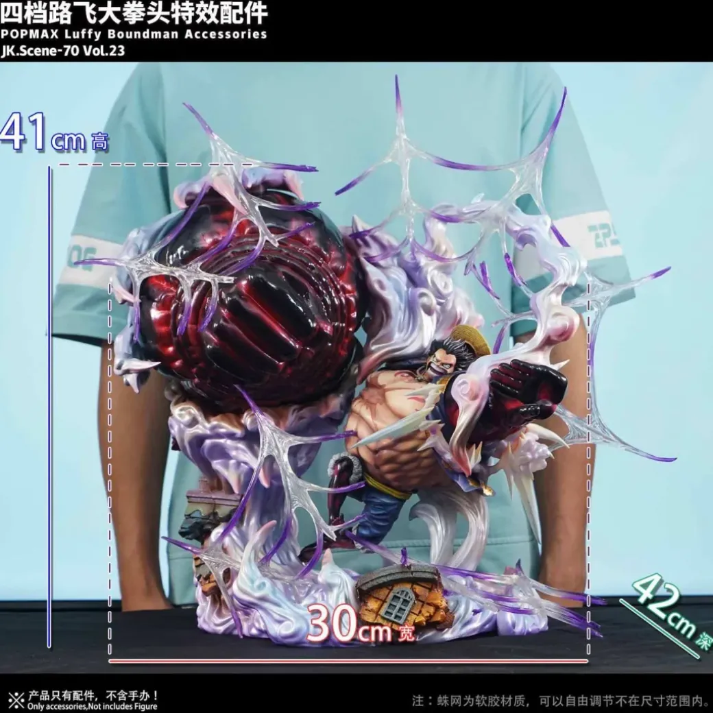 POP MAX Scale Gear 4 Monkey D. Luffy Large Punch Effect Pcs ONLY - ONE PIECE Resin Statue - JacksDo Studios