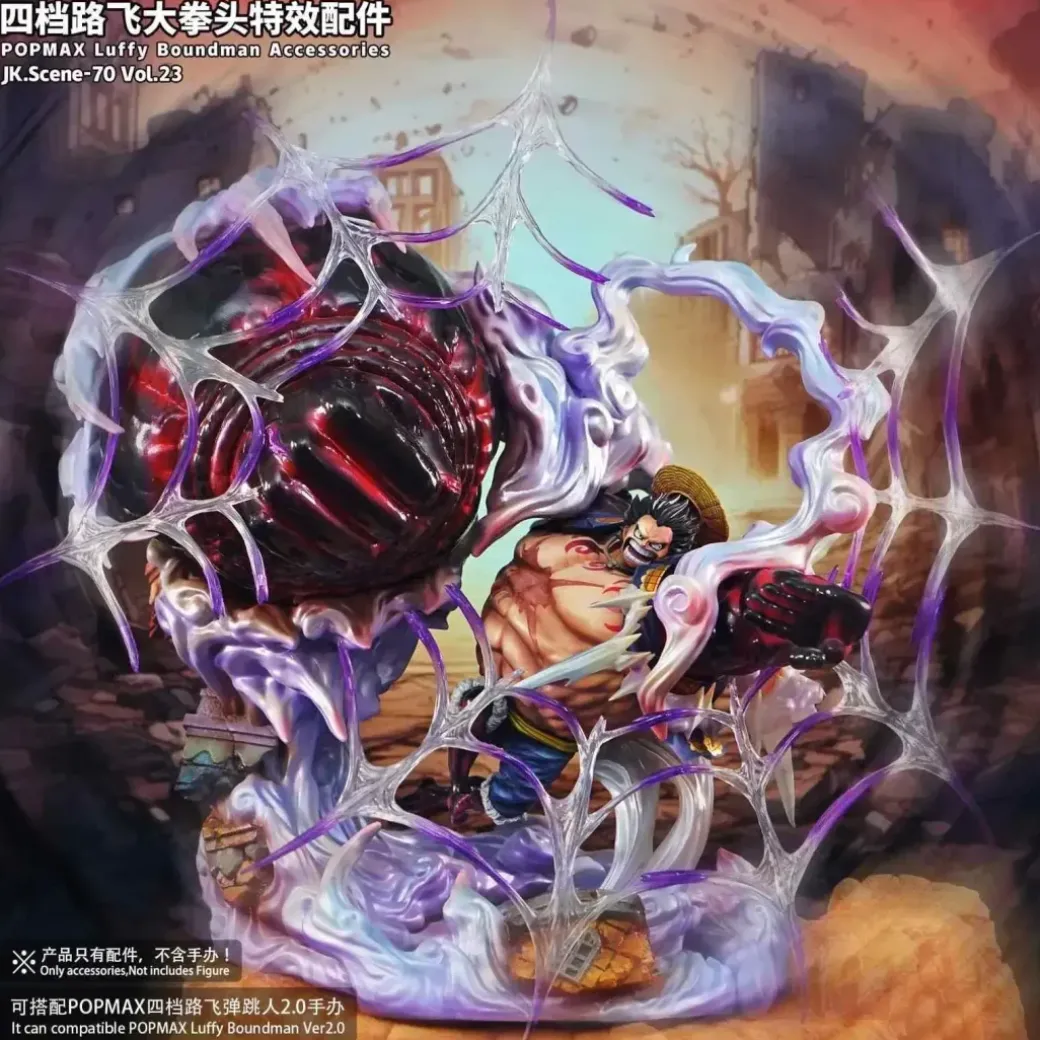POP MAX Scale Gear 4 Monkey D. Luffy Large Punch Effect Pcs ONLY - ONE PIECE Resin Statue - JacksDo Studios