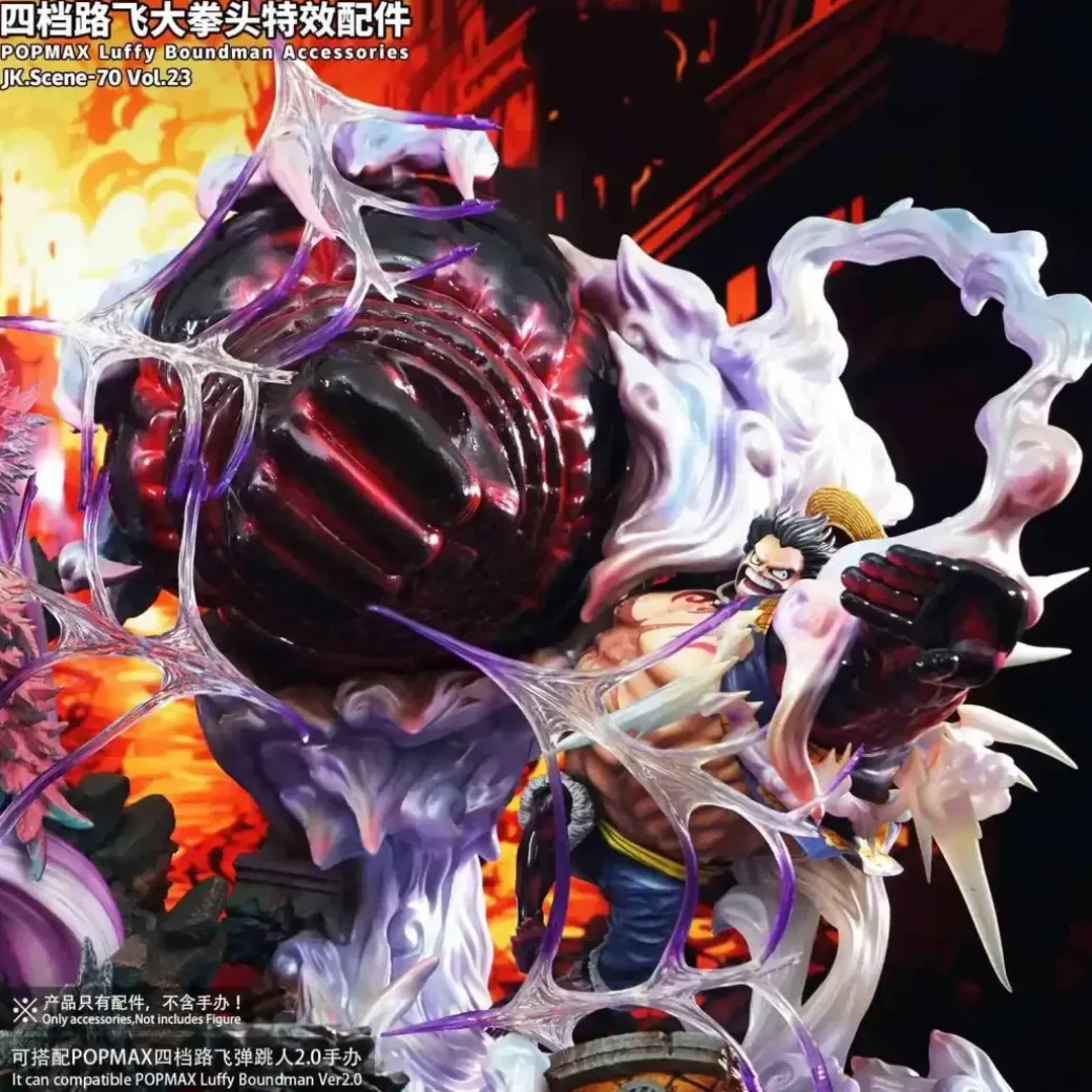 POP MAX Scale Gear 4 Monkey D. Luffy Large Punch Effect Pcs ONLY - ONE PIECE Resin Statue - JacksDo Studios
