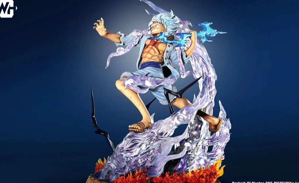 POP MAX Scale Gear 5 Sun God Nika Monkey D. Luffy - ONE PIECE Resin Statue - WH-Studio