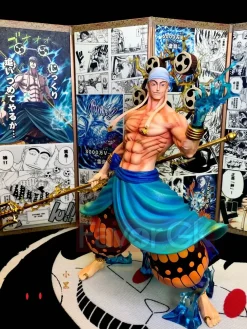 POP MAX Scale God of Skypiea Enel - ONE PIECE Resin Statue - Black Studios