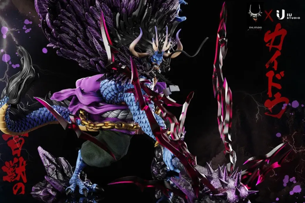 POP MAX Scale Human-Beast Form Kaido - ONE PIECE Resin Statue - EVIL Studios