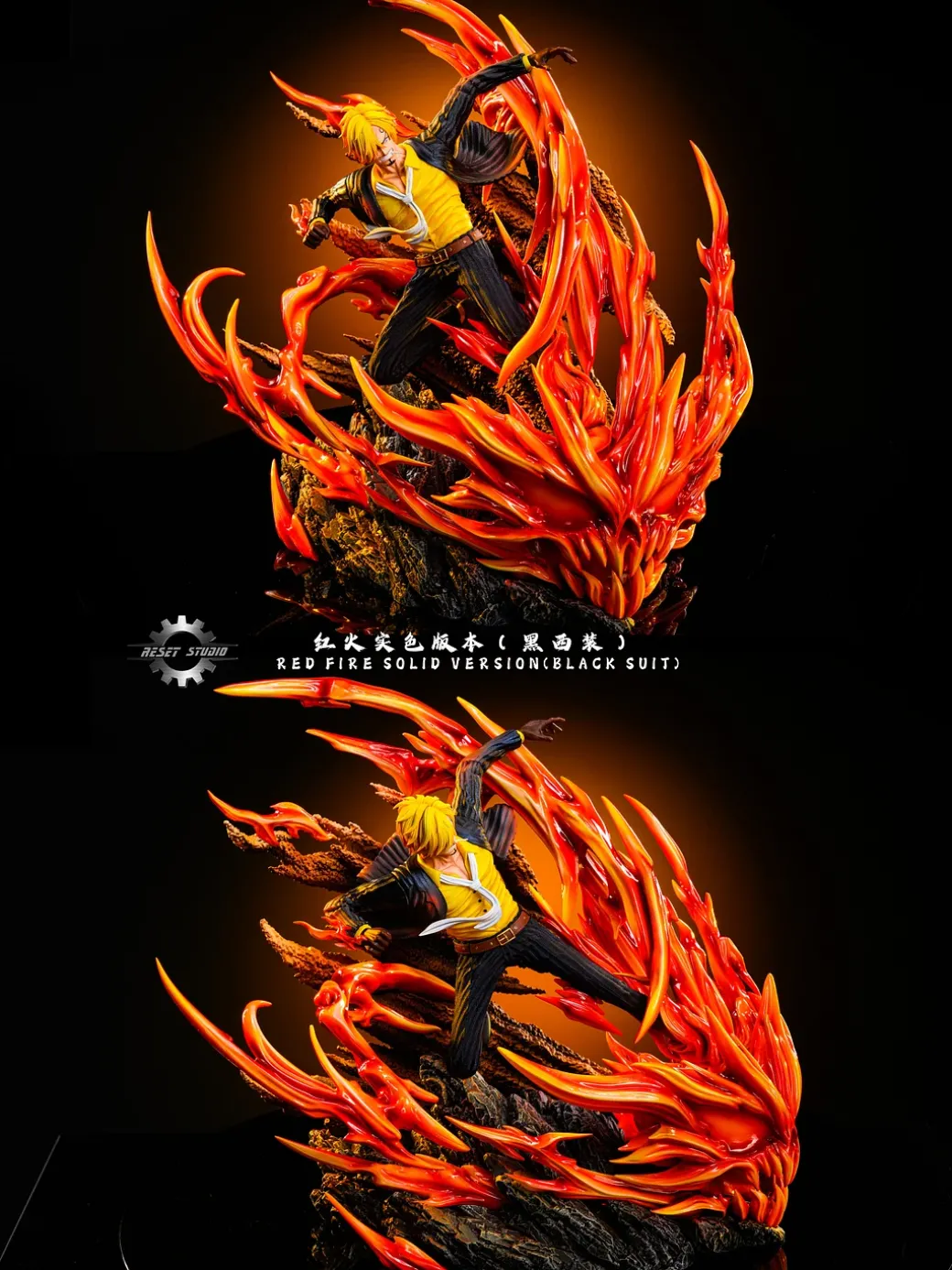 POP MAX Scale Ifrit Jambe Sanji - ONE PIECE Resin Statue - Reset Studio