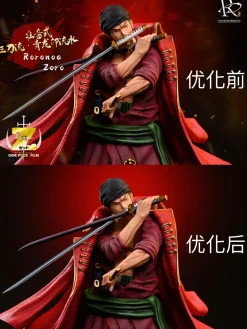 POP MAX Scale Red Straw Hat Series Roronoa Zoro - ONE PIECE Resin Statue - Bright Studio