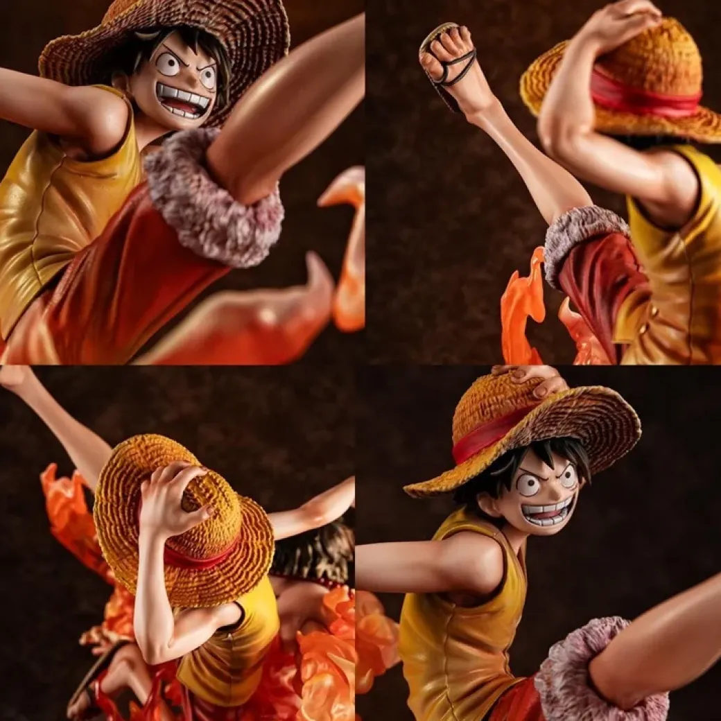 POP MAX Scale 20th Anniversary Brotherhood Monkey D. Luffy - ONE PIECE Offcial Statue - MegaHouse