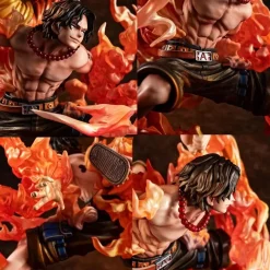 POP MAX Scale 20th Anniversary Brotherhood Monkey D. Luffy - ONE PIECE Offcial Statue - MegaHouse