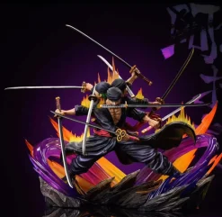 POP Scale Ashura Bakkei Moja no Tawamure Roronoa Zoro - ONE PIECE Resin Statue - Reset Studio