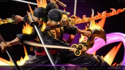 POP Scale Ashura Bakkei Moja no Tawamure Roronoa Zoro - ONE PIECE Resin Statue - Reset Studio