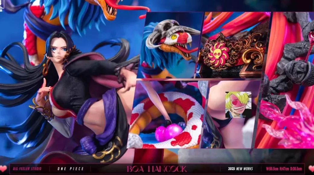 POP Scale Boa Hancock - ONE PIECE Resin Statue - Big Feeler Studio