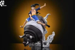 POP Scale Bull Ridding Monkey D. Luffy - ONE PIECE Resin Statue - Cai Studio