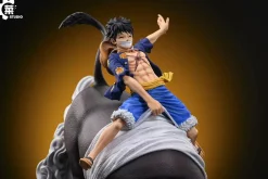 POP Scale Bull Ridding Monkey D. Luffy - ONE PIECE Resin Statue - Cai Studio