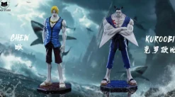 POP Scale Chew & Kuroobi - ONE PIECE Resin Statue - Black Studios