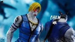 POP Scale Chew & Kuroobi - ONE PIECE Resin Statue - Black Studios