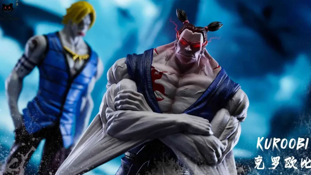 POP Scale Chew & Kuroobi - ONE PIECE Resin Statue - Black Studios