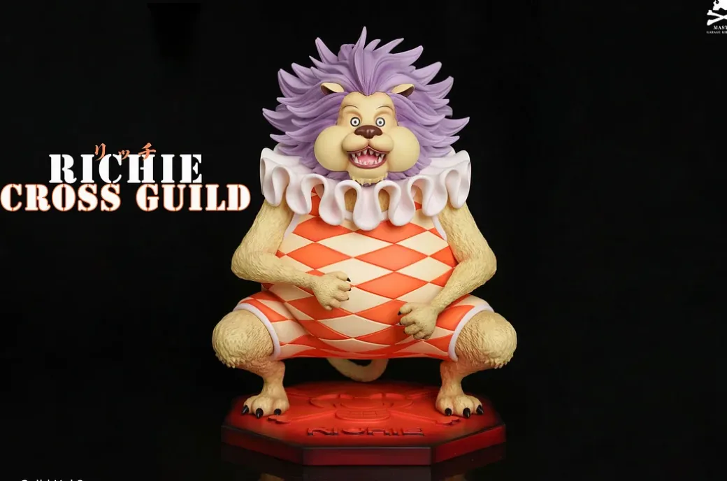 POP Scale Cross Guild 001 Mohji the Beast Tamer & Lion Richie - ONE PIECE Resin Statue - Master Studios