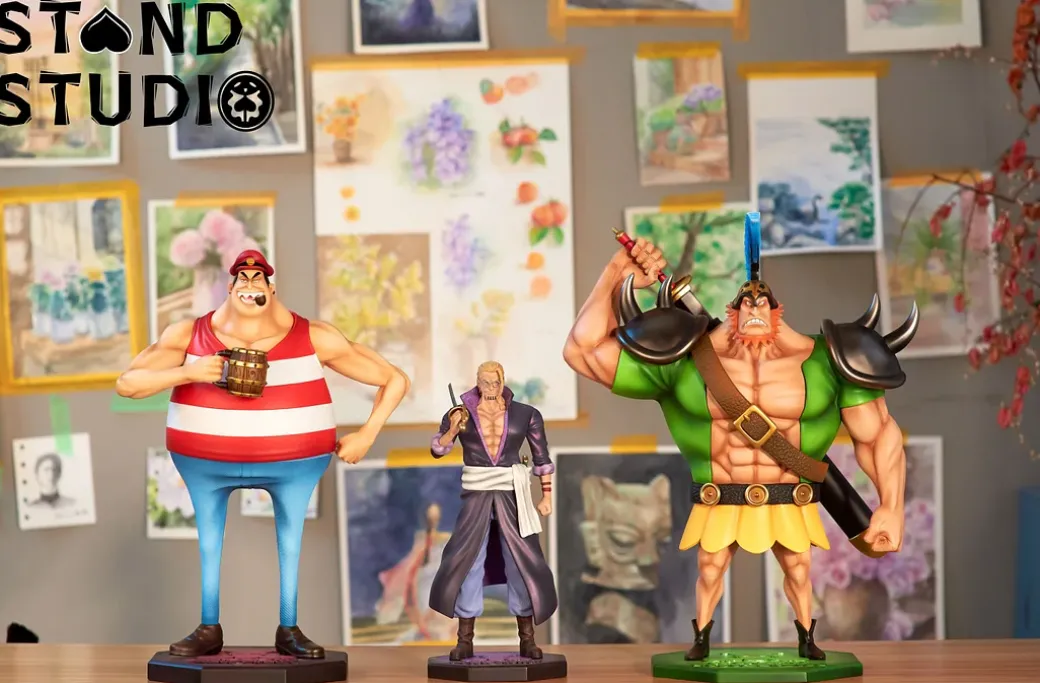 POP Scale Donquino & CB Gallant - ONE PIECE Resin Statue - STAND Studios