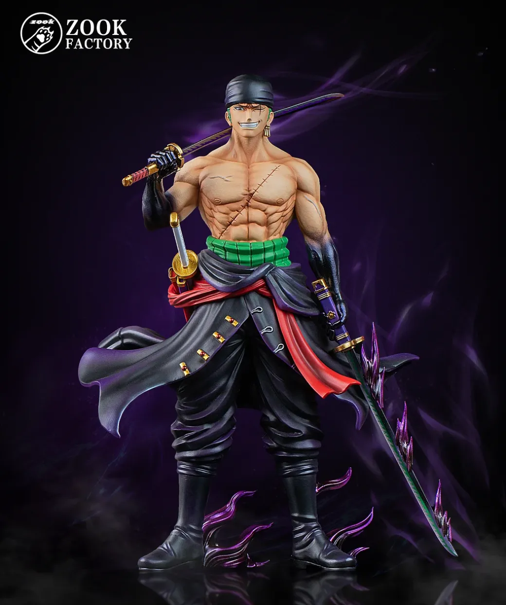 POP Scale Enma Roronoa Zoro - ONE PIECE Resin Statue - Zook Factory Studios