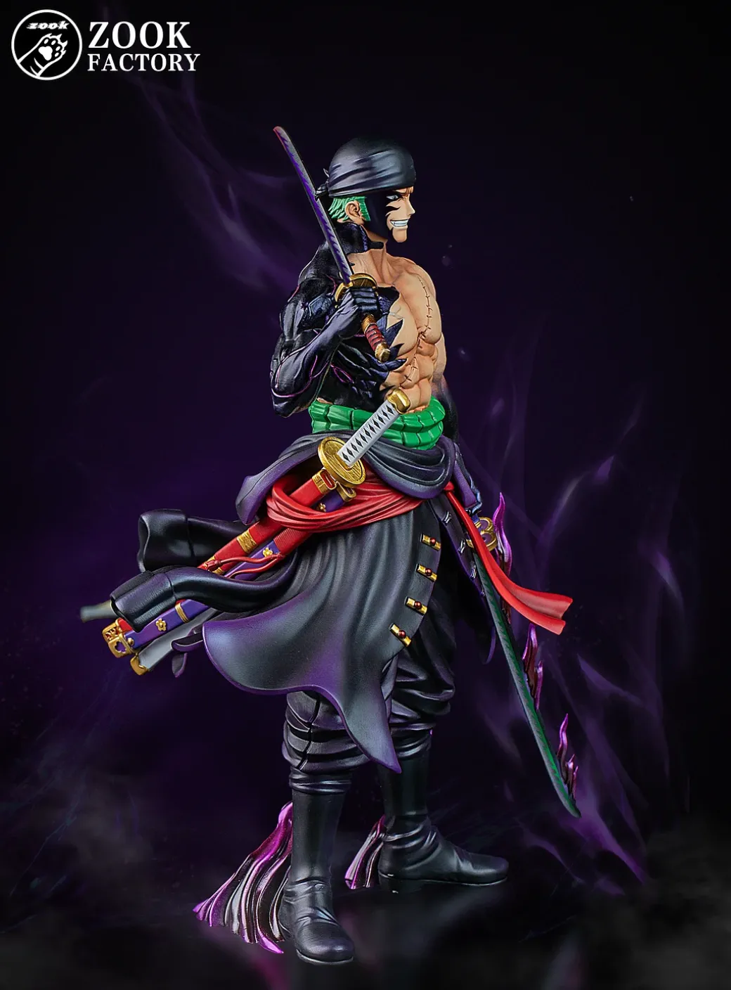 POP Scale Enma Roronoa Zoro - ONE PIECE Resin Statue - Zook Factory Studios