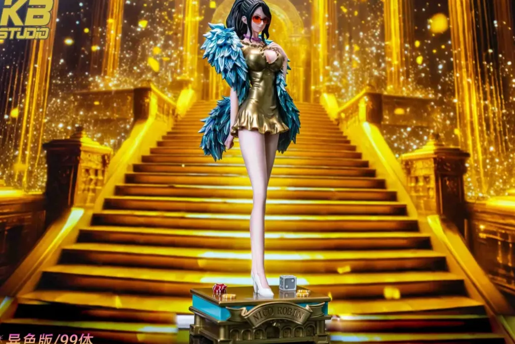 POP Scale Film: Gold Ver. Nico Robin - ONE PIECE Resin Statue - KB Studio