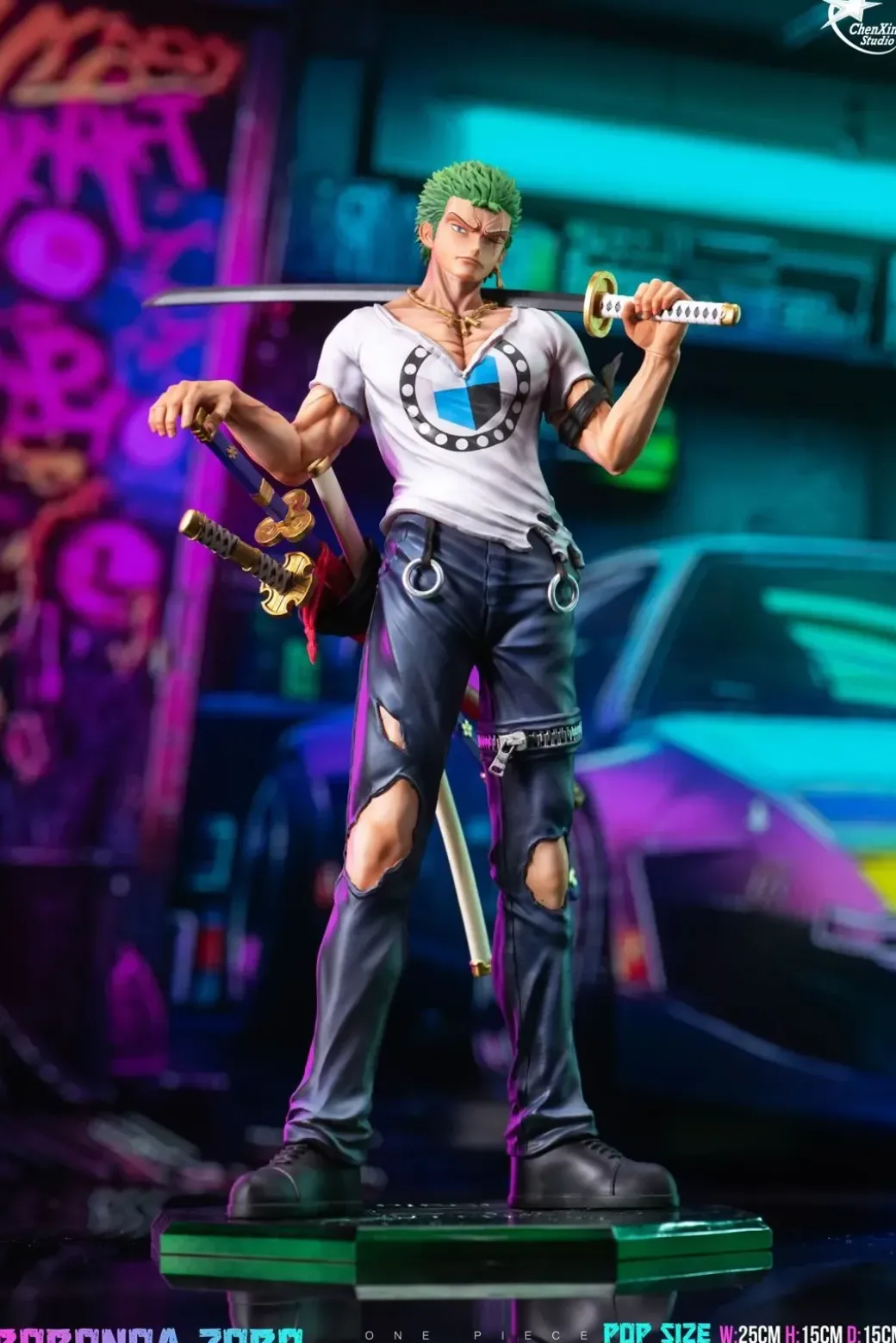 POP Scale Film: Red Ver. Roronoa Zoro - ONE PIECE Resin Statue - ChenXing Studio