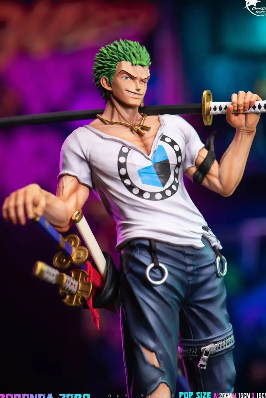 POP Scale Film: Red Ver. Roronoa Zoro - ONE PIECE Resin Statue - ChenXing Studio