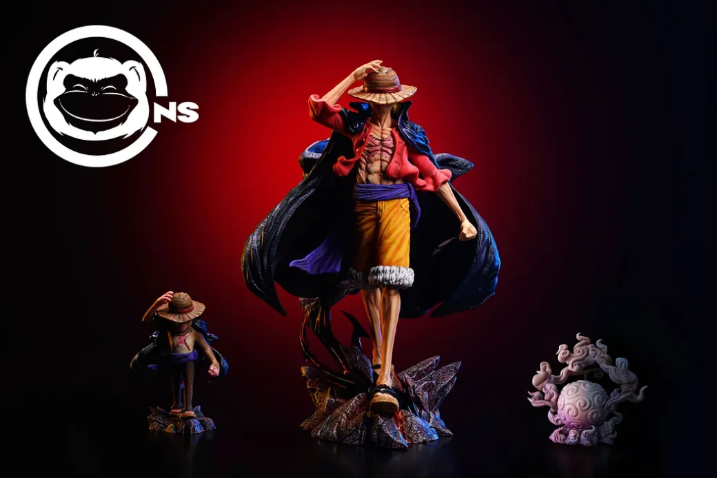 POP Scale Four Emperors Monkey D. Luffy - ONE PIECE Resin Statue - CNS Studios