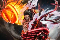 POP Scale Gear 4 Great Monkey King Gun Monkey D. Luffy with LED - ONE PIECE Resin Statue - Reset Studio