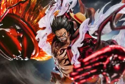 POP Scale Gear 4 Great Monkey King Gun Monkey D. Luffy with LED - ONE PIECE Resin Statue - Reset Studio