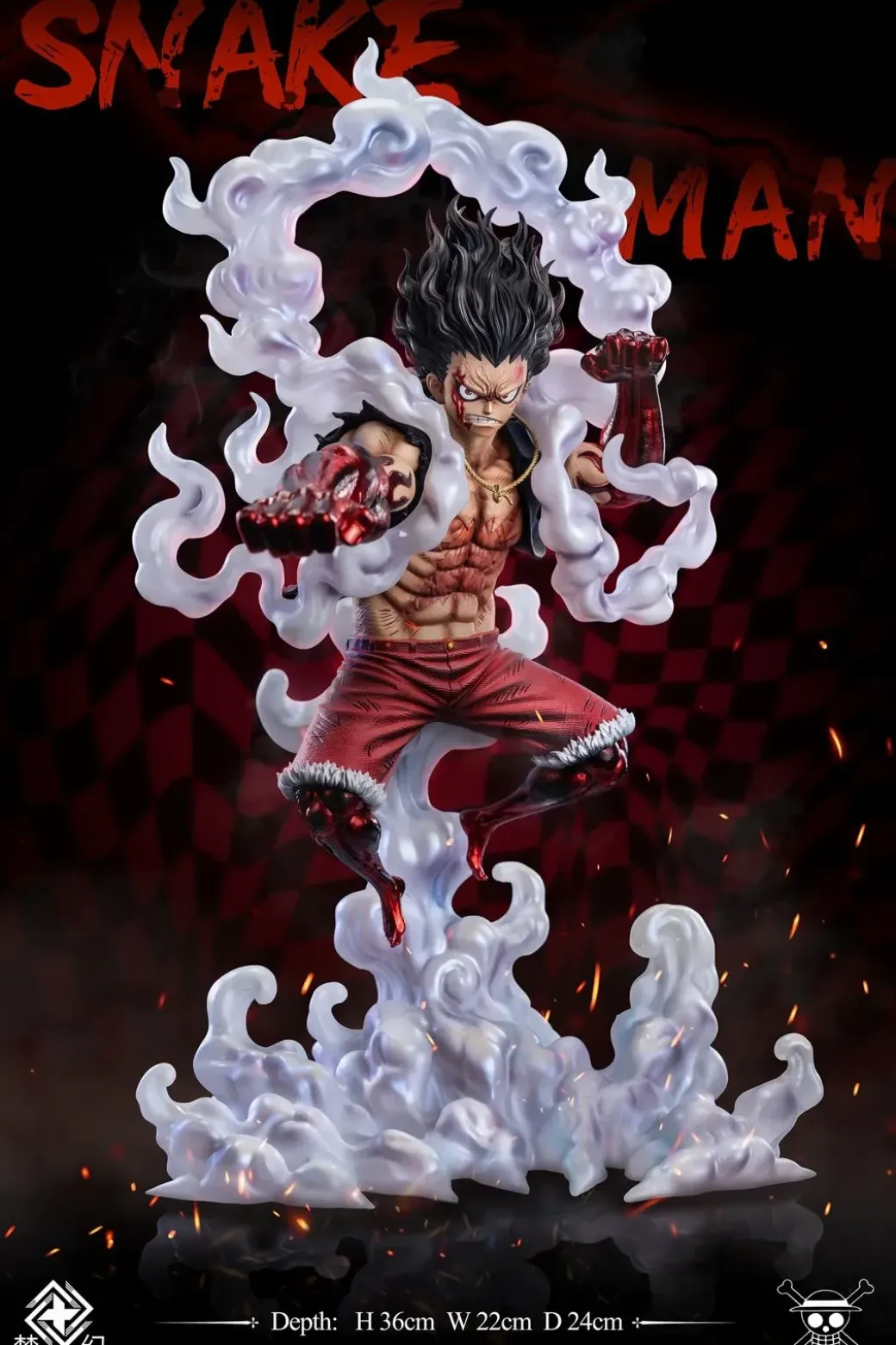 POP Scale Gear 4 Snakeman Monkey D. Luffy - ONE PIECE Resin Statue - Dream Studios