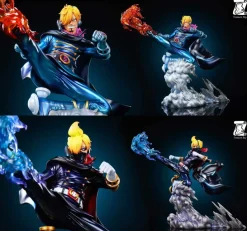 POP Scale Germa 66 & Soba Mask Sanji - ONE PIECE Resin Statue - Treasure Bay Studio