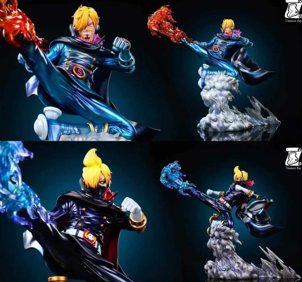POP Scale Germa 66 & Soba Mask Sanji - ONE PIECE Resin Statue - Treasure Bay Studio