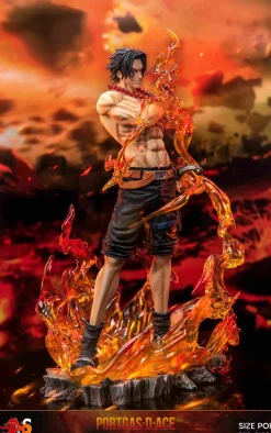 POP Scale Goodbye Flame Portgas D. Ace - ONE PIECE Resin Statue - AS Studios