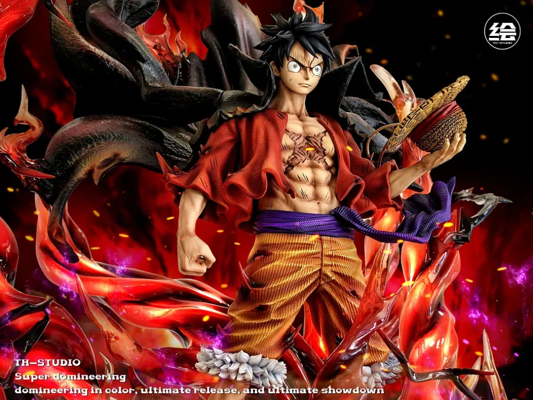 POP Scale Haki/Haoshoku Haki Monkey D. Luffy - ONE PIECE Resin Statue - T-H Studios