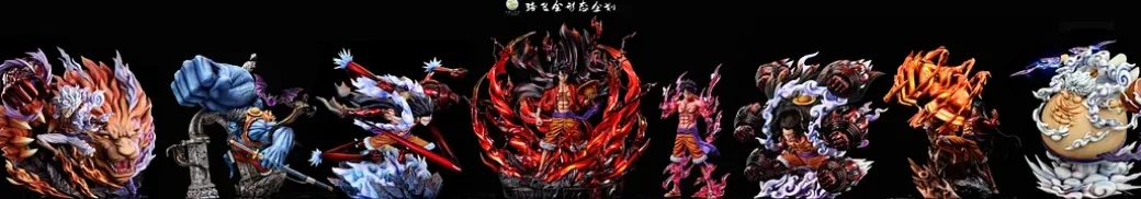 POP Scale Haki/Haoshoku Haki Monkey D. Luffy - ONE PIECE Resin Statue - T-H Studios