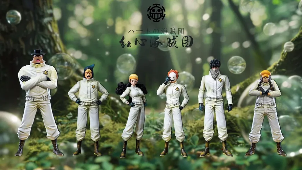 POP Scale Heart Pirate Series Law Underlings - ONE PIECE Resin Statue - Black Studios