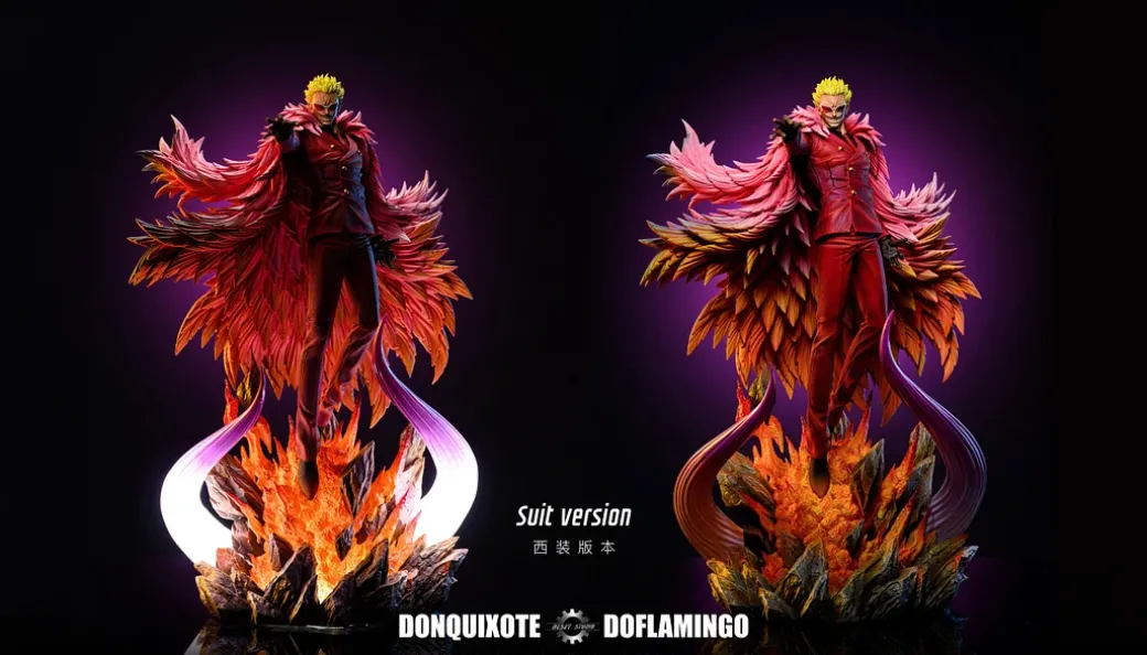 POP Scale Holy Bullet Donquixote Doflamingo with LED - ONE PIECE Resin Statue - Reset Studio