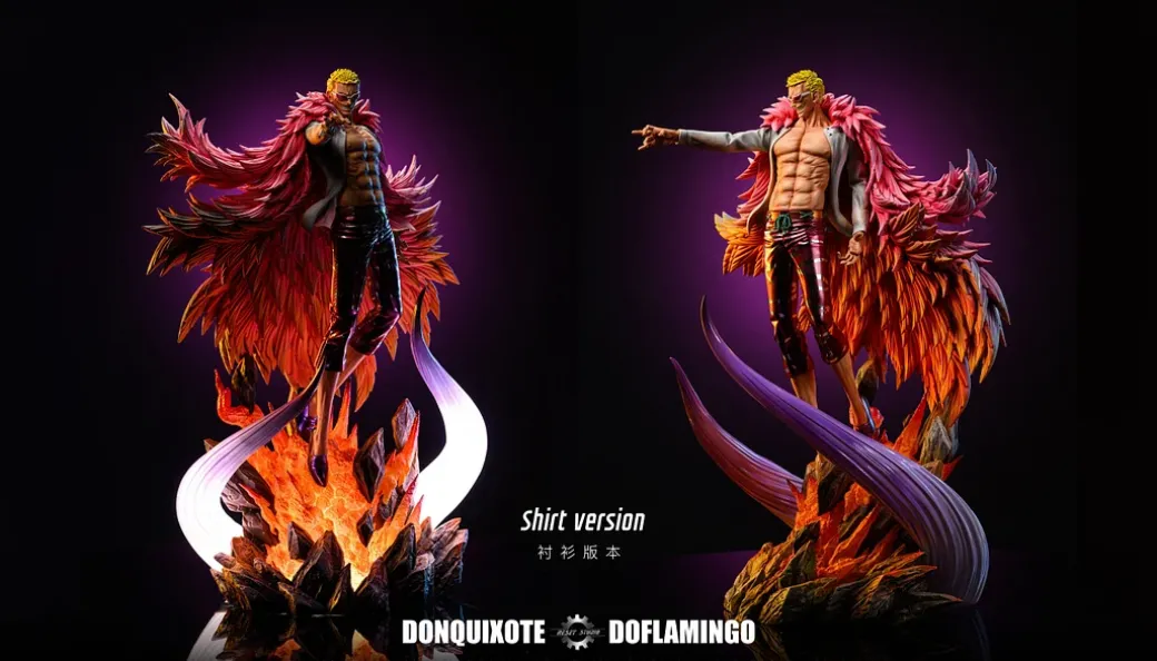 POP Scale Holy Bullet Donquixote Doflamingo with LED - ONE PIECE Resin Statue - Reset Studio
