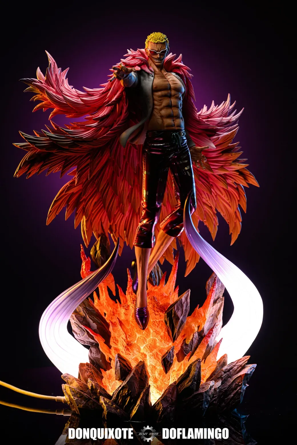 POP Scale Holy Bullet Donquixote Doflamingo with LED - ONE PIECE Resin Statue - Reset Studio