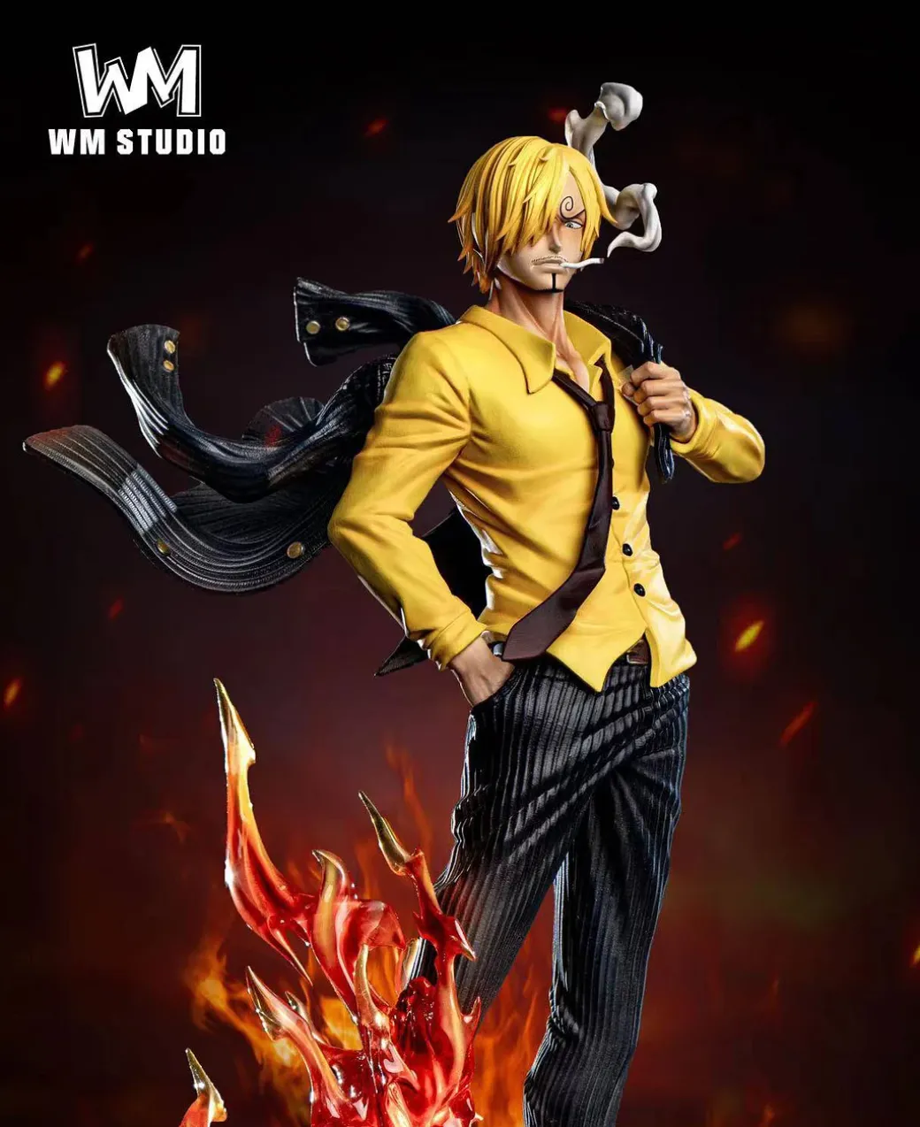 POP Scale Ifrit Jambe Sanji - ONE PIECE Resin Statue - WM Studios