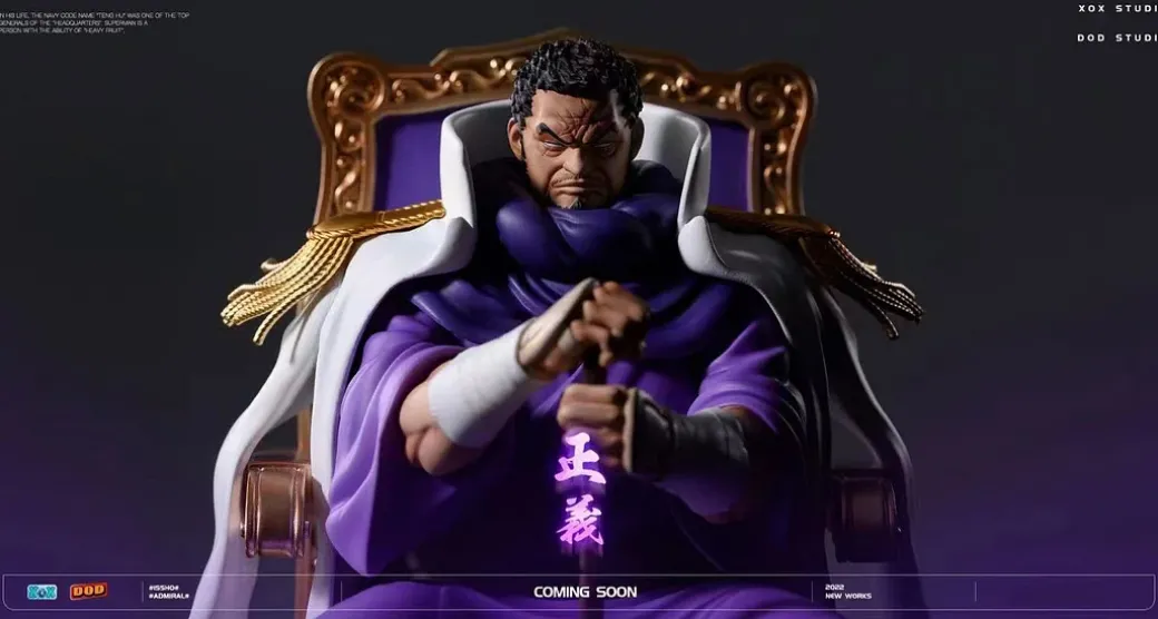 Pop Scale Marines Series admiral Issho/ Fujitora - ONE PIECE Resin Statue - DOD Studio