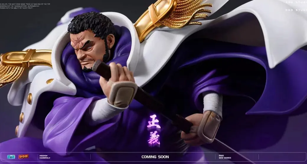 Pop Scale Marines Series admiral Issho/ Fujitora - ONE PIECE Resin Statue - DOD Studio