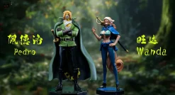 POP Scale Mink Tribe Series 001 Pedro & Wanda - ONE PIECE Resin Statue - Black Studios