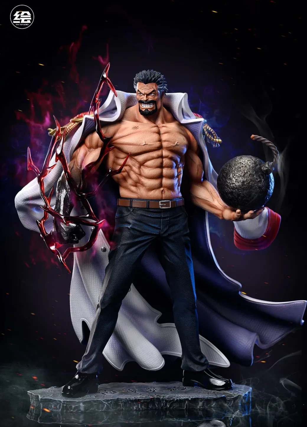 POP Scale Monkey D. Garp - ONE PIECE Resin Statue - T-H Studios