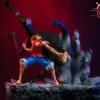 POP Scale Monkey D. Luffy Beating Blueno - ONE PIECE Resin Statue - OPPS Studios