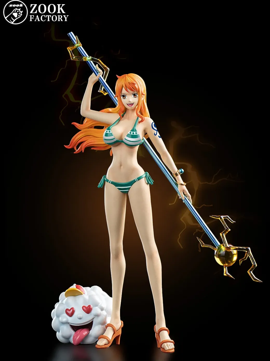 POP Scale Nami - ONE PIECE Resin Statue - Zook Factory Studios