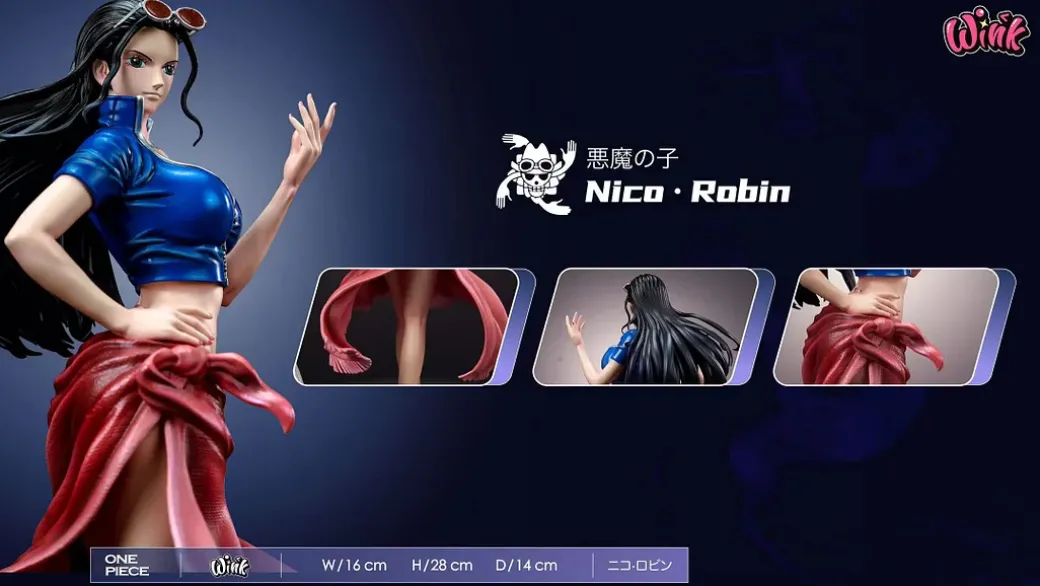 POP Scale Nico Robin - ONE PIECE Resin Statue - Wink Studio