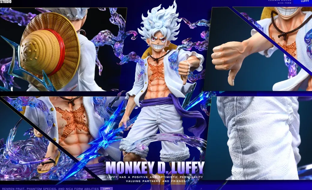 POP Scale Nika Monkey D. Luffy - ONE PIECE Resin Statue - NY Studio