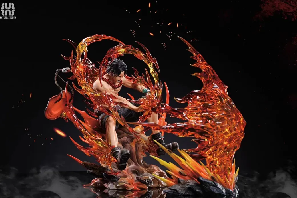 POP Scale Portgas D. Ace - ONE PIECE Resin Statue - SKYLAR-Studio