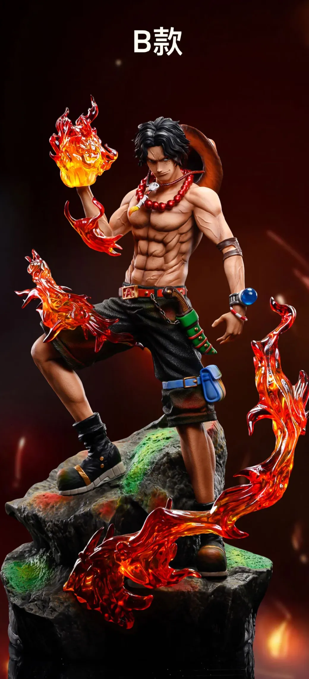 POP Scale Portgas D. Ace - ONE PIECE Resin Statue - Iron Knight Studios