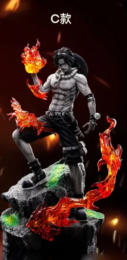 POP Scale Portgas D. Ace - ONE PIECE Resin Statue - Iron Knight Studios